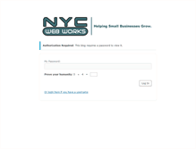 Tablet Screenshot of nycwebworks.com
